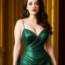 Darcy Lewis Green Gown 02