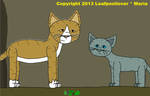 Leafpool and Jaypaw by Leafpoollover
