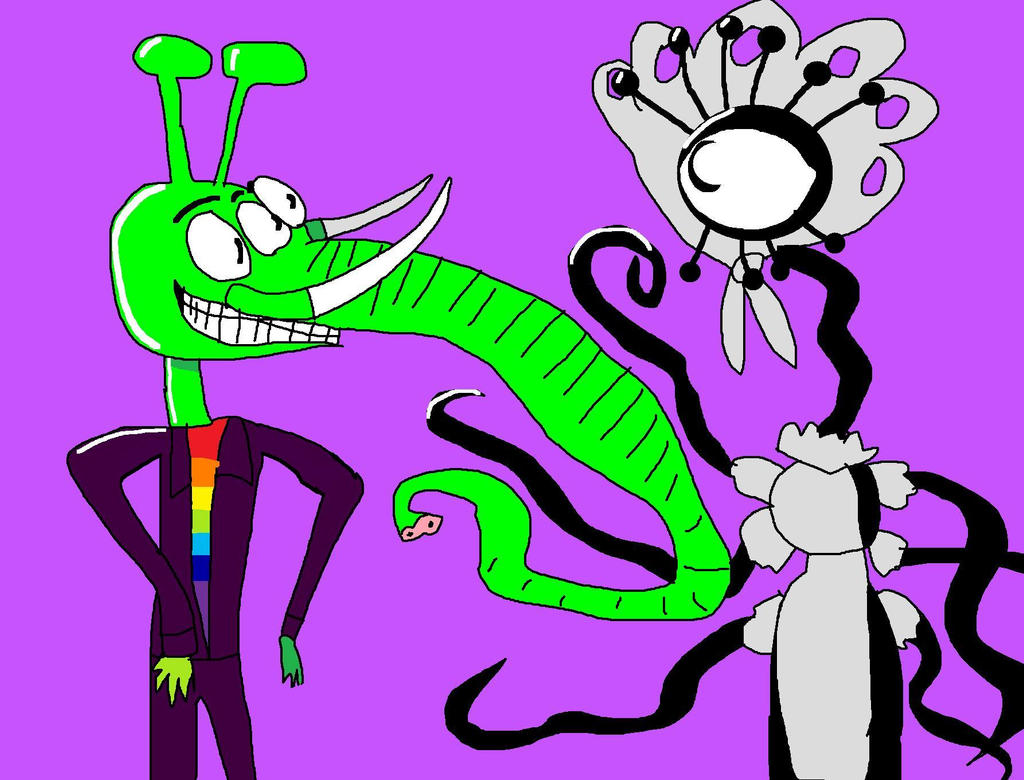 Alien Maid Alien maid and butler by Romethehybrid on DeviantArt