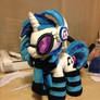 DJ Pon3 Pony Plush Handmade Custom My Little Pony