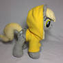 Plushie Derpy Hooves in removable fleece hoodie