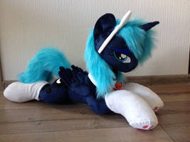 Plushie Princess Luna aka shiroi neko - 65 cm long