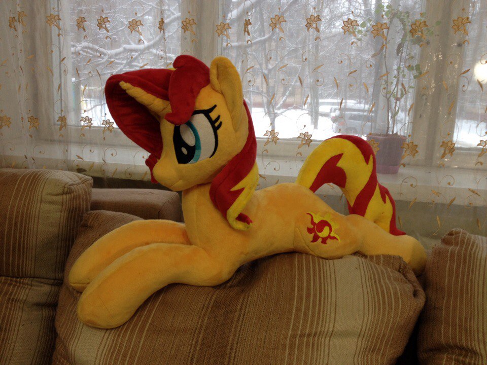 Plushie Sunset Shimmer - 25 in long by Burgunzik