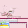 My desktop, pink version.