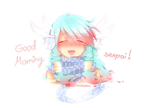 SkyBlessing + Good Morning senpai! +