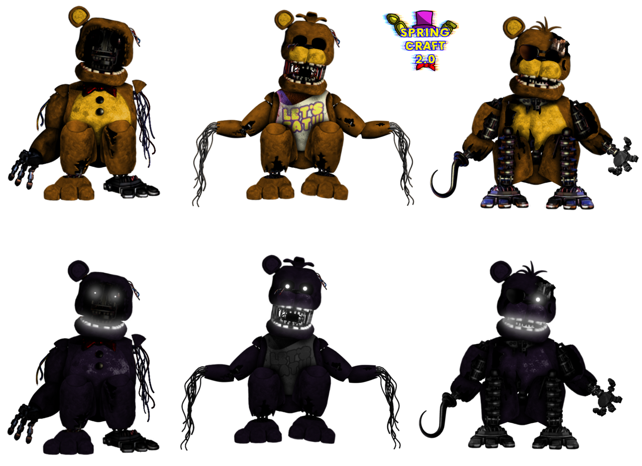 Withered golden freddy and shadow freddy Fan Casting for Five