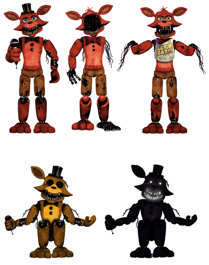 Wizard Spring Foxy Swapped withered foxy remake by SpringCraft20 on DeviantArt