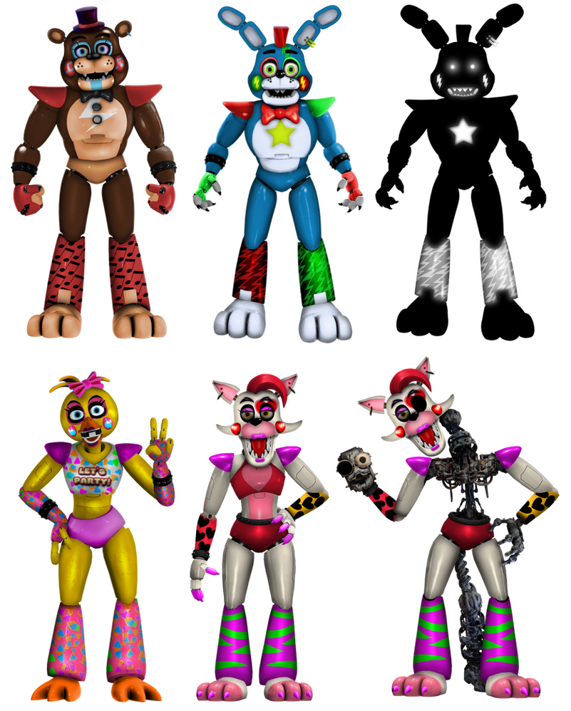 Custom Spring Animatronics Glamrock toy animatronics part 1 by SpringCraft20 on DeviantArt