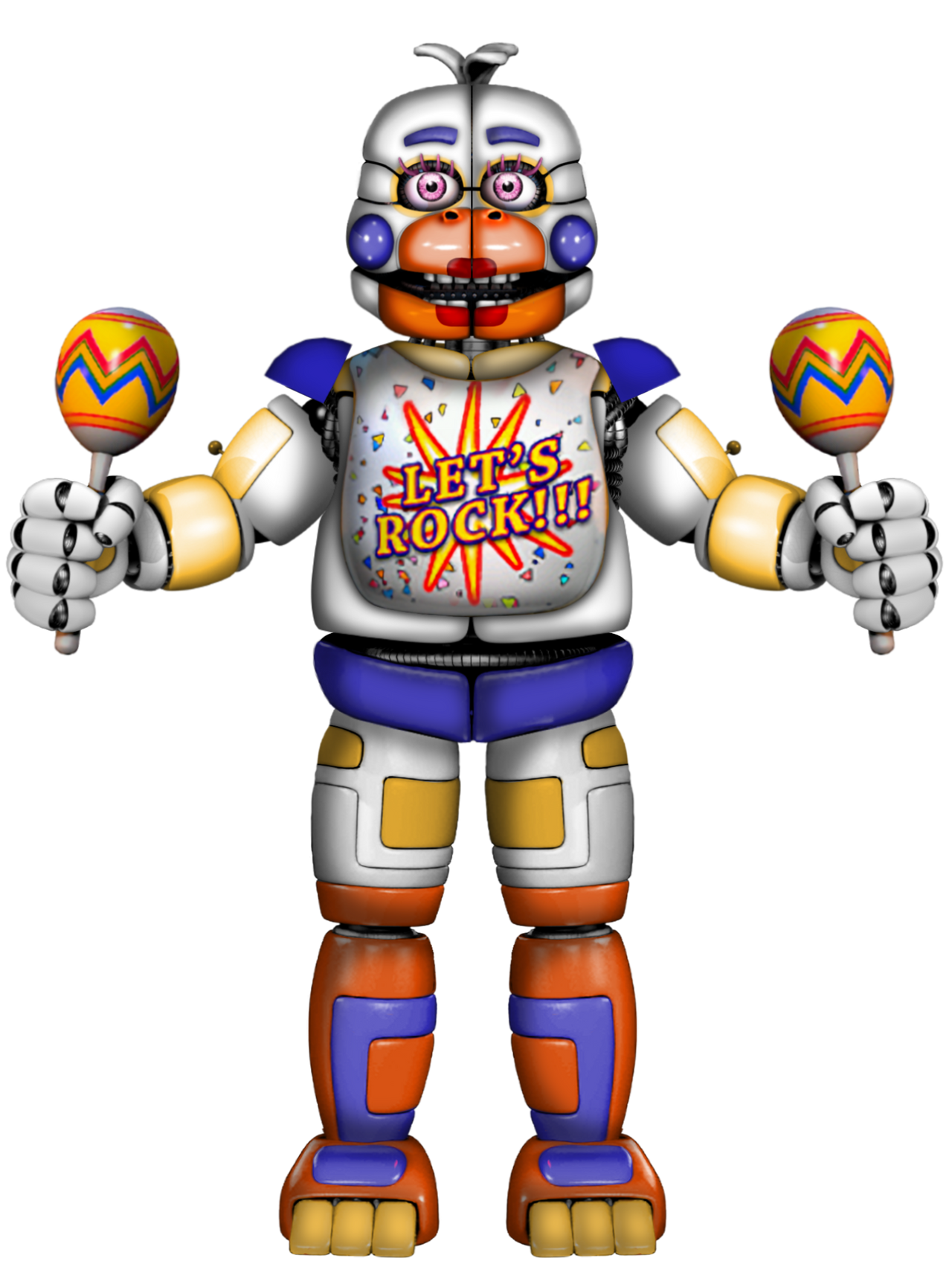Fun Time Spring Chica Funtime rockstar chica by SpringCraft20 on DeviantArt