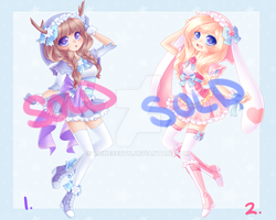 Deer and Bunny Hoodie: ADOPTS: AUCTION: CLOSED