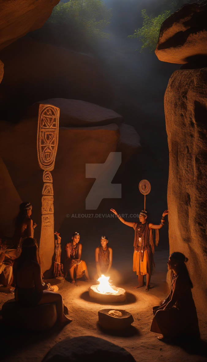 Stone Ritual by aleou27 on DeviantArt