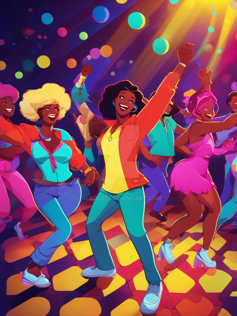 Cartoon Dance Party by aleou27 on DeviantArt