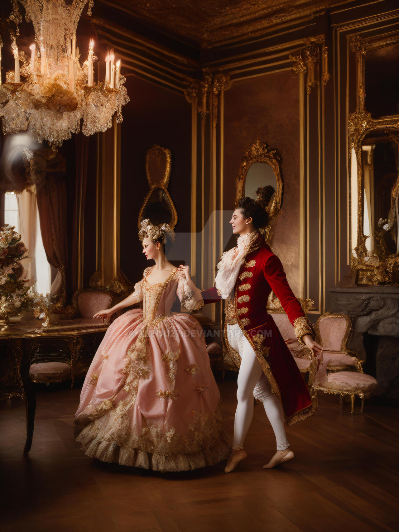 Romantic Rococo Dance by aleou27 on DeviantArt