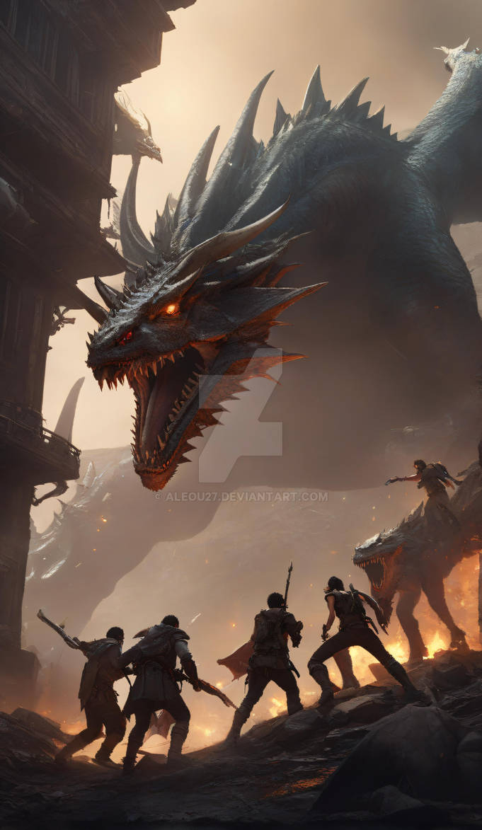 Dragon's Awakening by aleou27 on DeviantArt