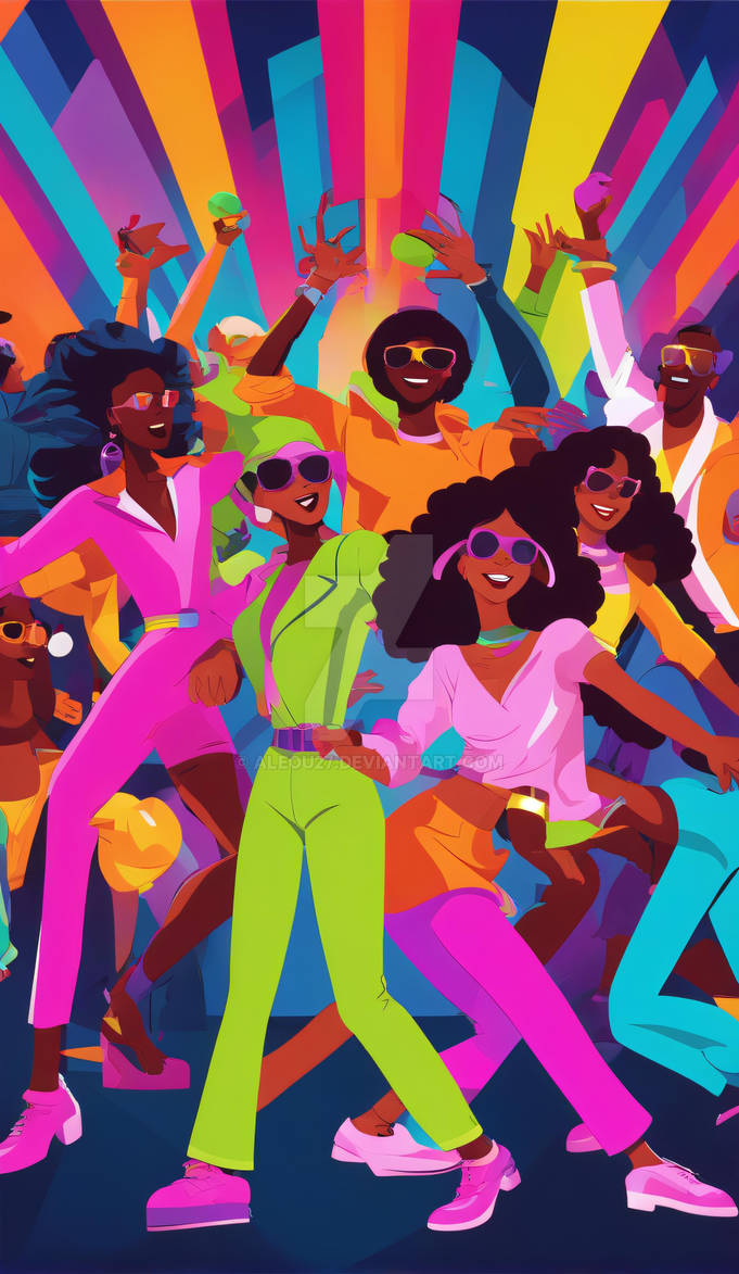 Cartoon Dance Party by aleou27 on DeviantArt