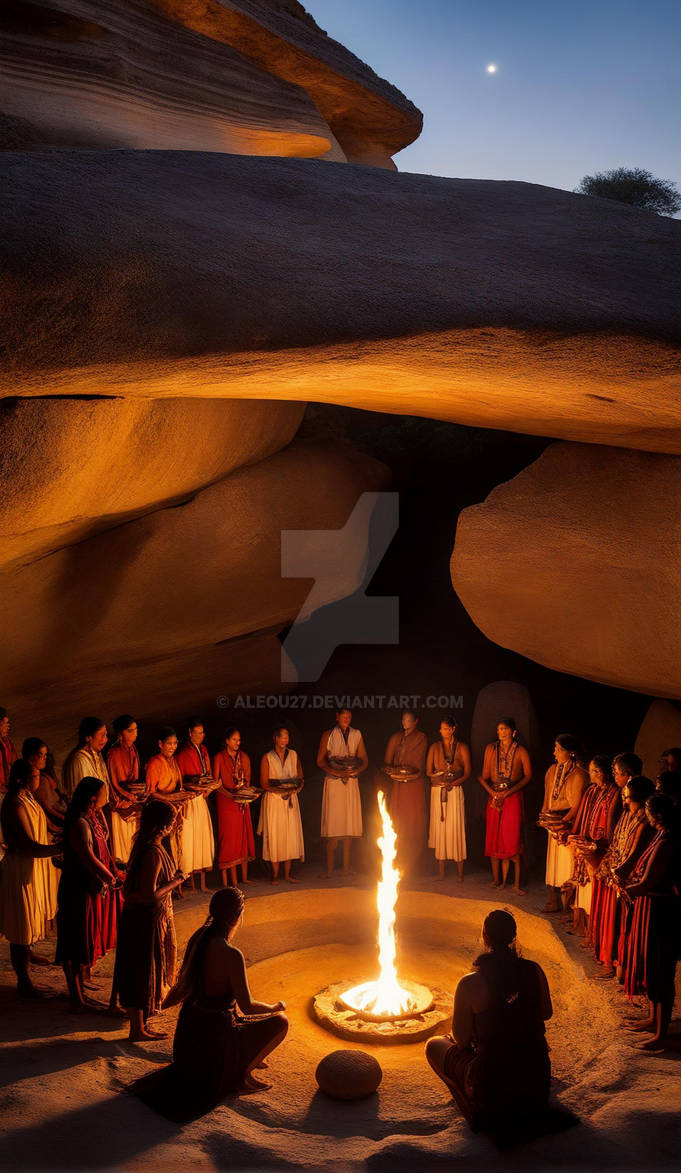 Stone Ritual by aleou27 on DeviantArt