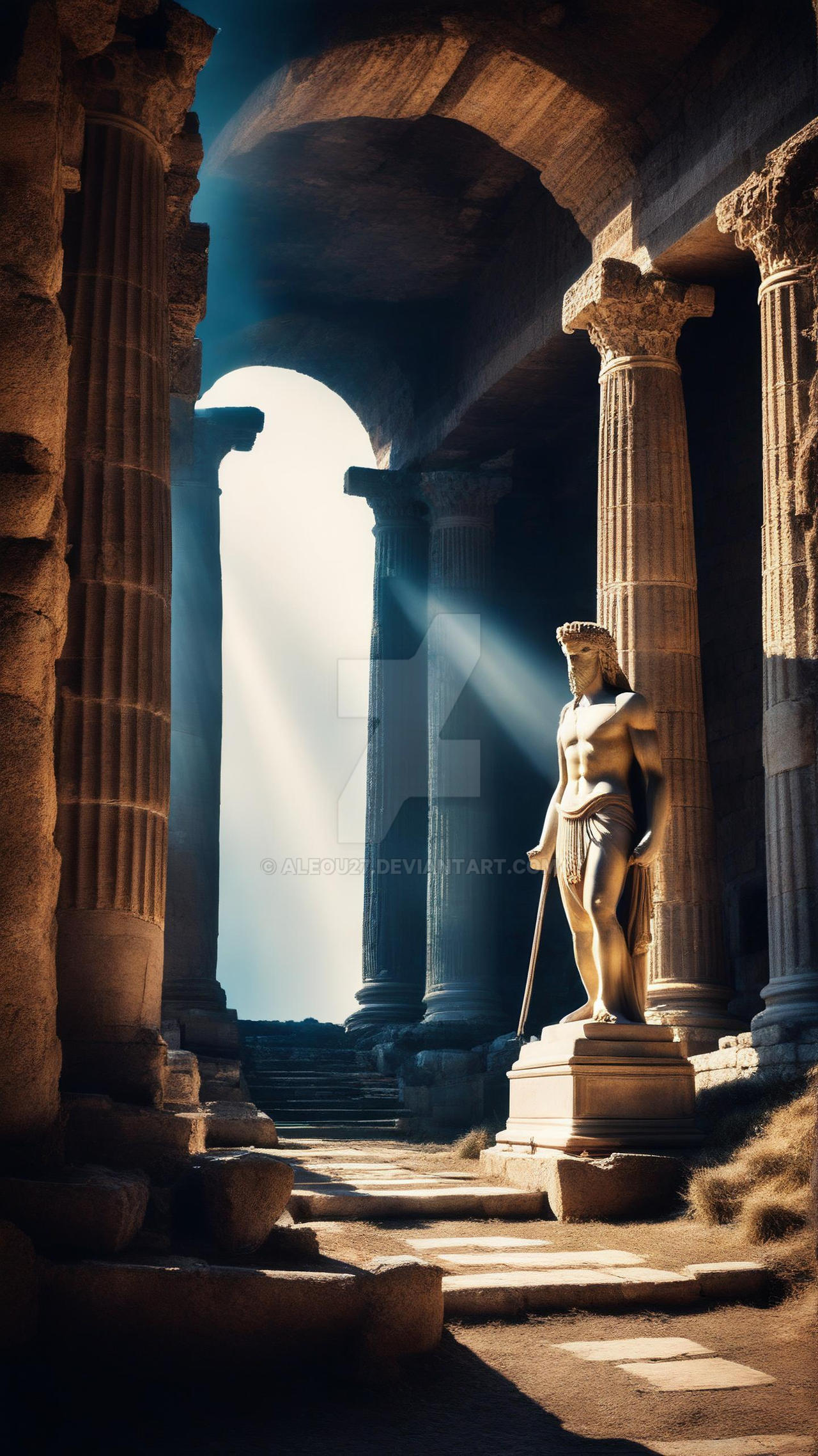 Statues Deviantart Guardian Statue by aleou27 on DeviantArt