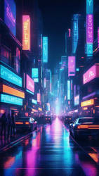 Neon Cityscape