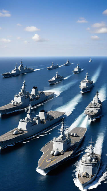 Modern Naval Fleet