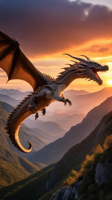 Majestic Dragon Flight