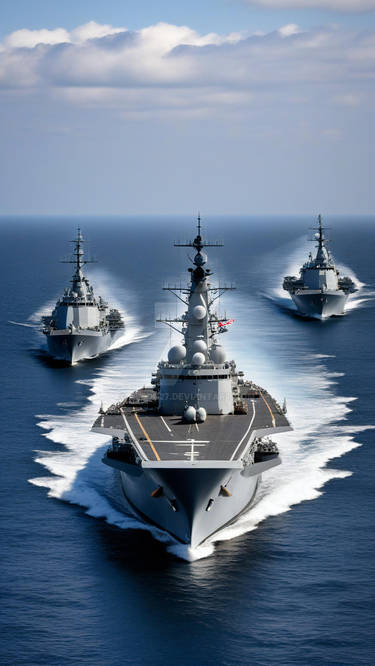 Modern Naval Fleet