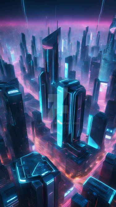 Futuristic City Skyline