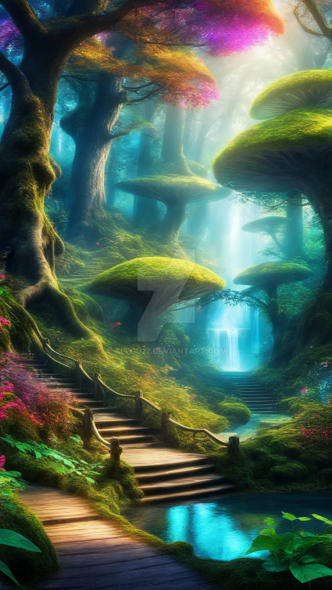 Enchanted Fantasy Forest By Aleou27 On DeviantArt enchanted-fantasy-forest-by-aleou27-on-deviantart