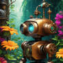 Steampunk Bot Garden