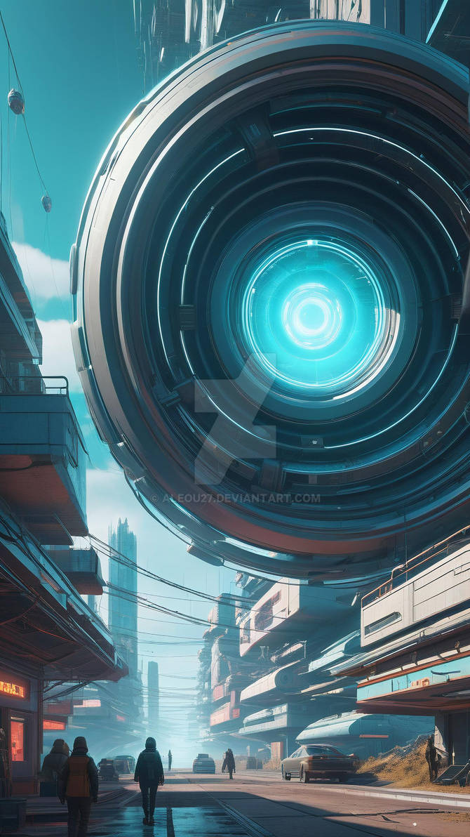 Futuristic Spatial Vortex by aleou27 on DeviantArt