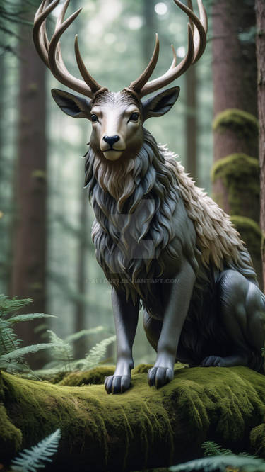 Mythical Faune in Forest