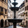 Medieval Cobblestone Fontaine