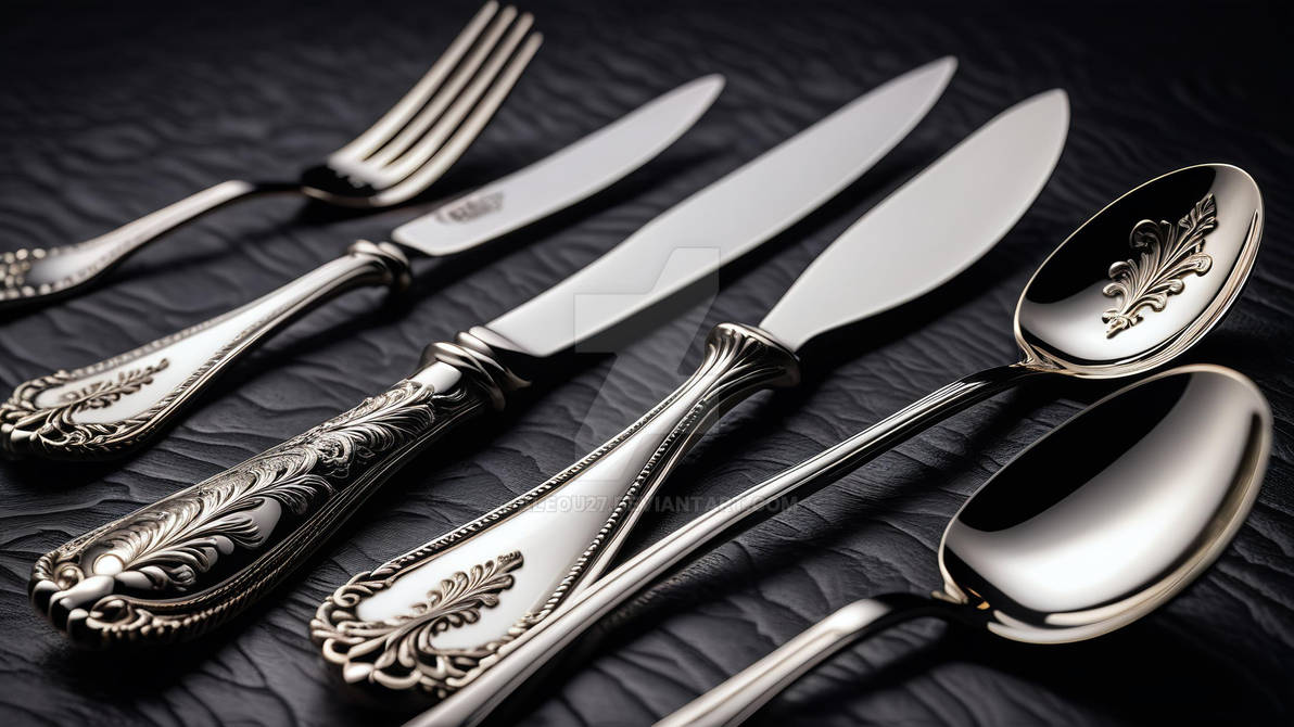 Elegant Silverware by aleou27 on DeviantArt