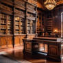Antique Library Ambiance