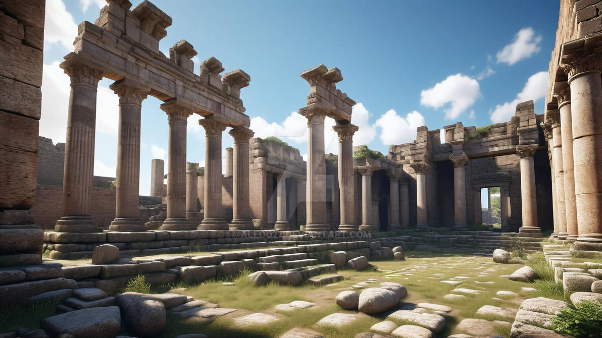 Mythic Structures Deviantart Mystic Ruins by aleou27 on DeviantArt
