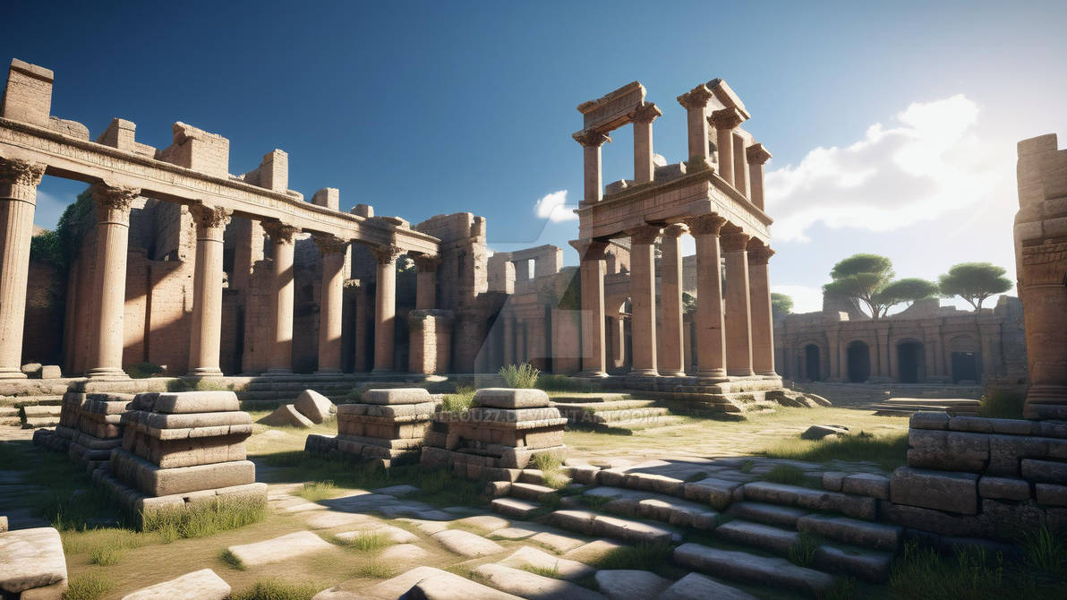 Mythic Structures Deviantart Mystic Ruins by aleou27 on DeviantArt