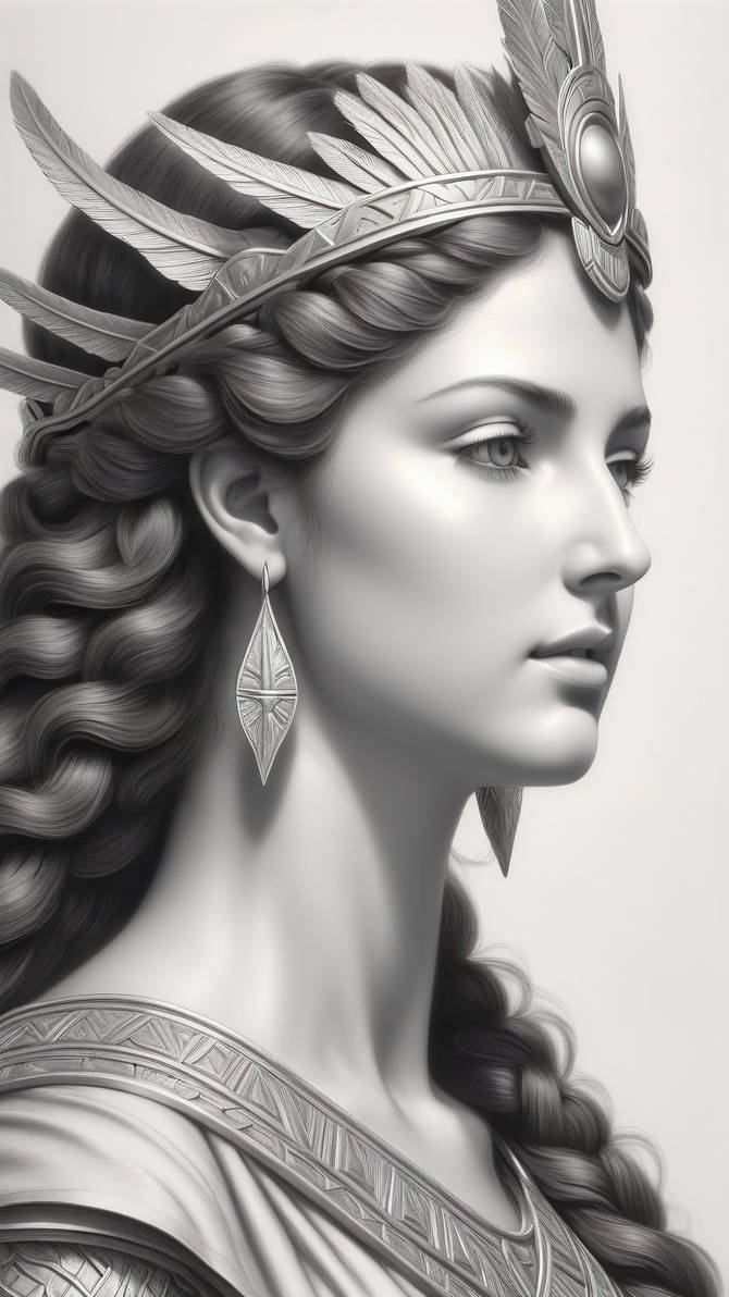 Greek Queen Deviantart Ancient Goddess by aleou27 on DeviantArt