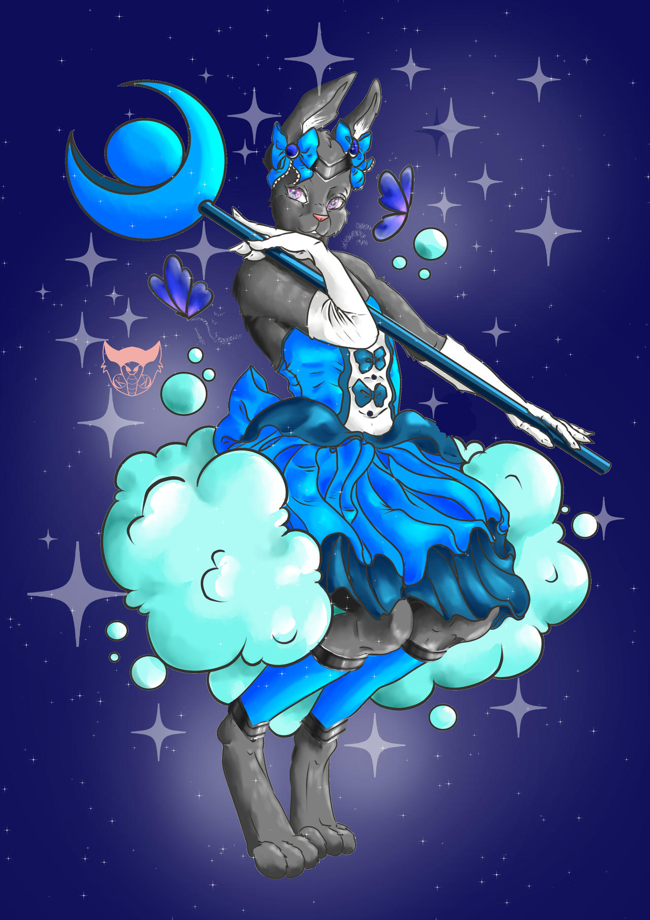 Magic Rabbit Girl Magical girl Bunny w sig by C0braKat on DeviantArt