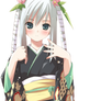 Girl in kimono