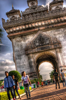 Patuxai, the Arch of Triumph