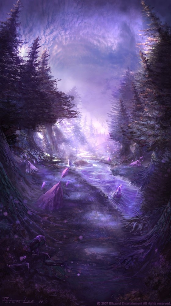 mystical forest art