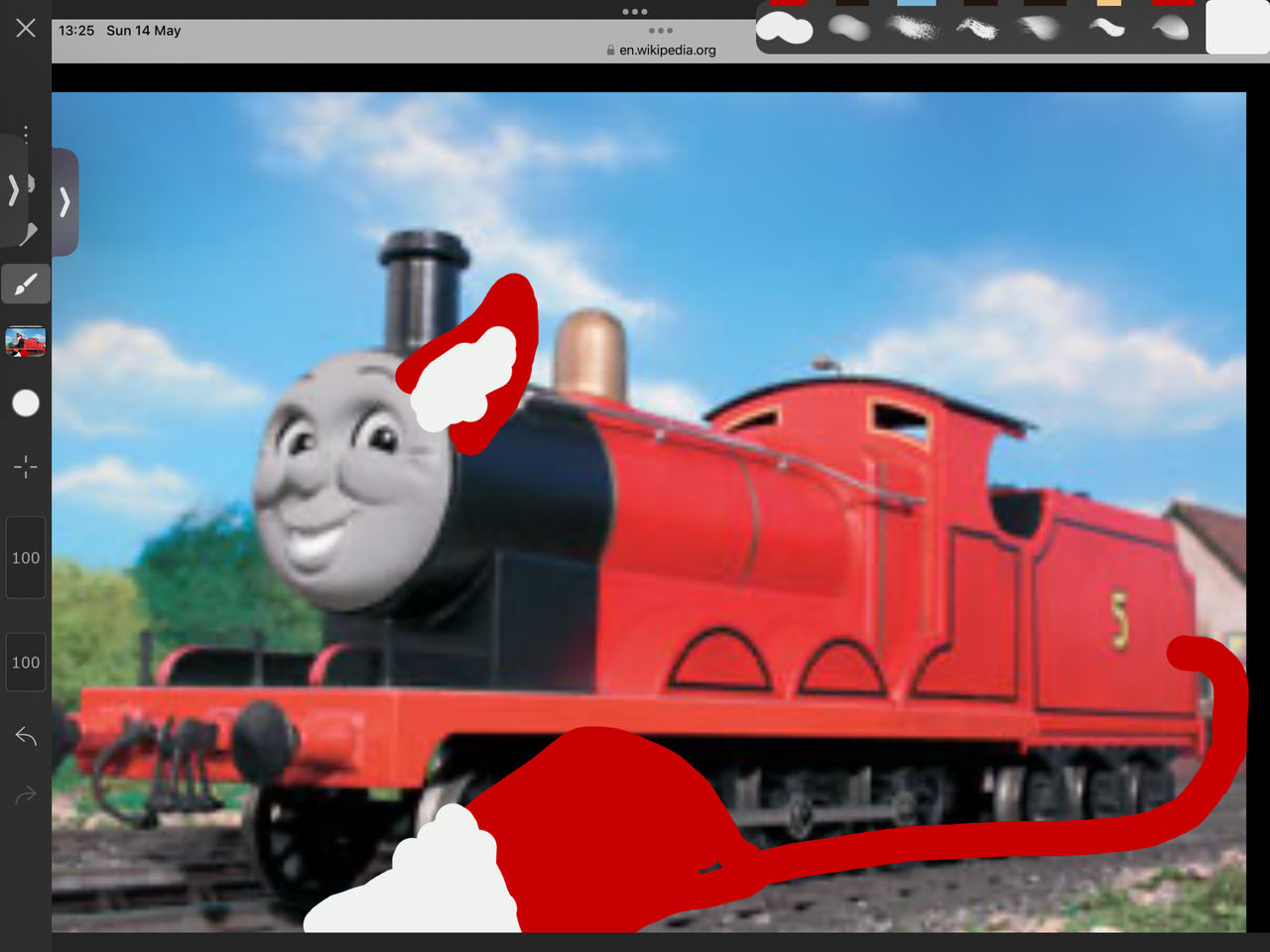 James the Red Engine by FireBall.Fox -- Fur Affinity [dot] net