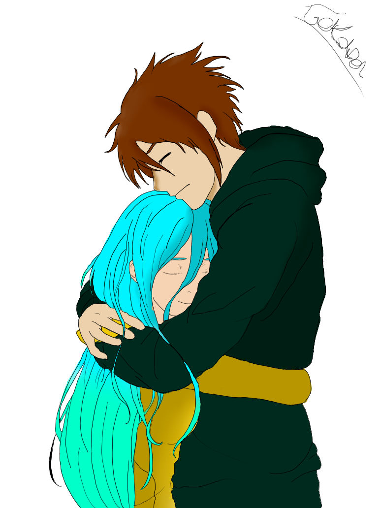 Hug Kawaii-Kawaii anime Hug by Gokana-chan on DeviantArt
