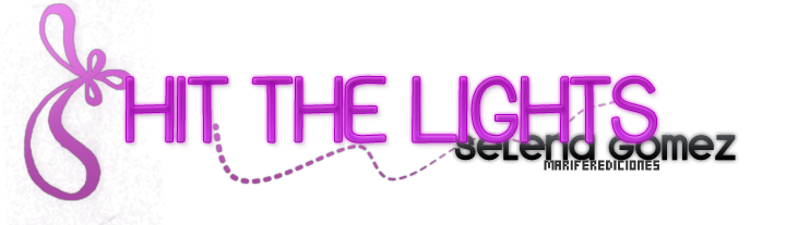 Hit The Lights  Texto Png