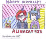 Happy Birthday Alinacat923!!! by PenciltipWorkshop