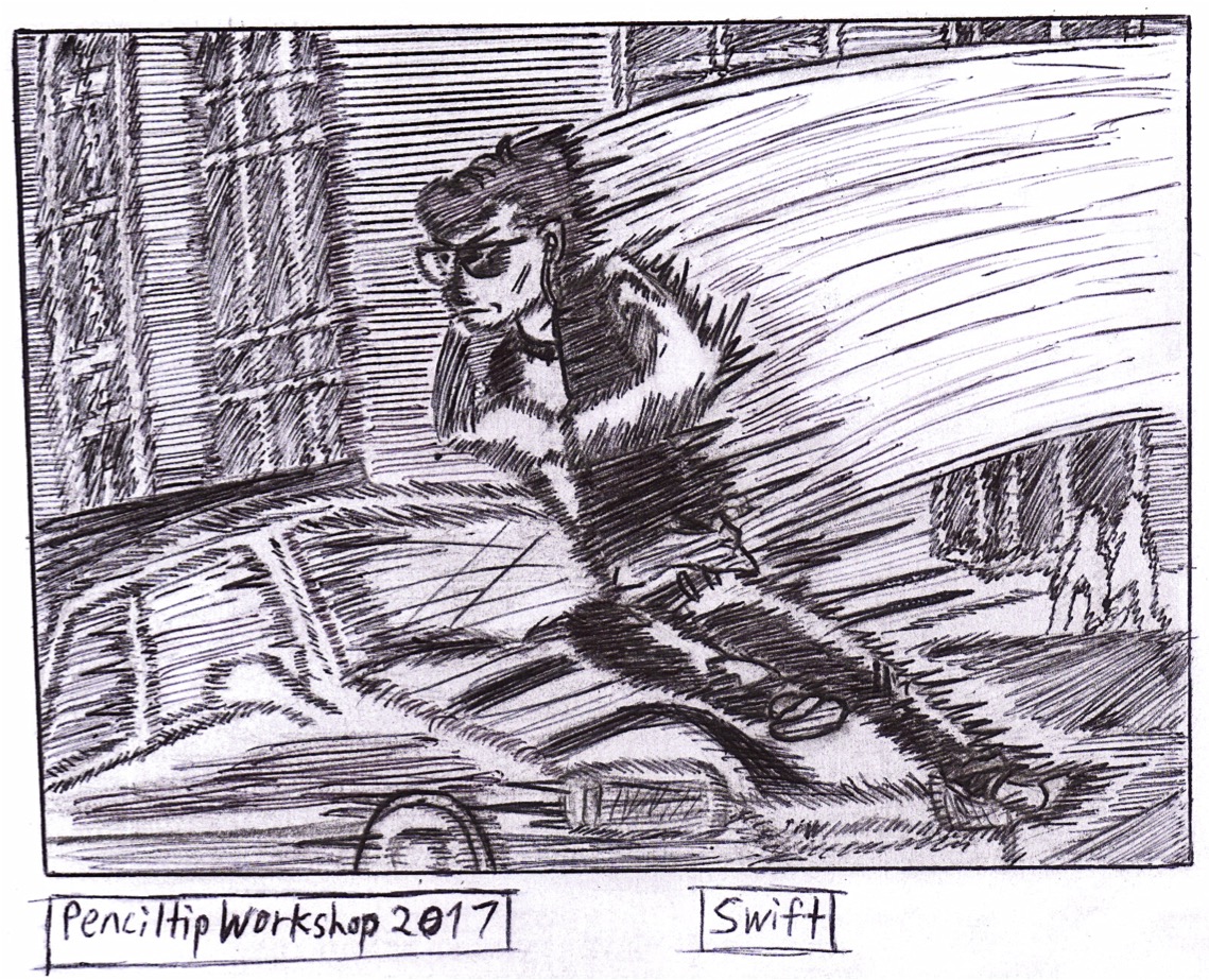 Inktober 2017-Day 1-Swift