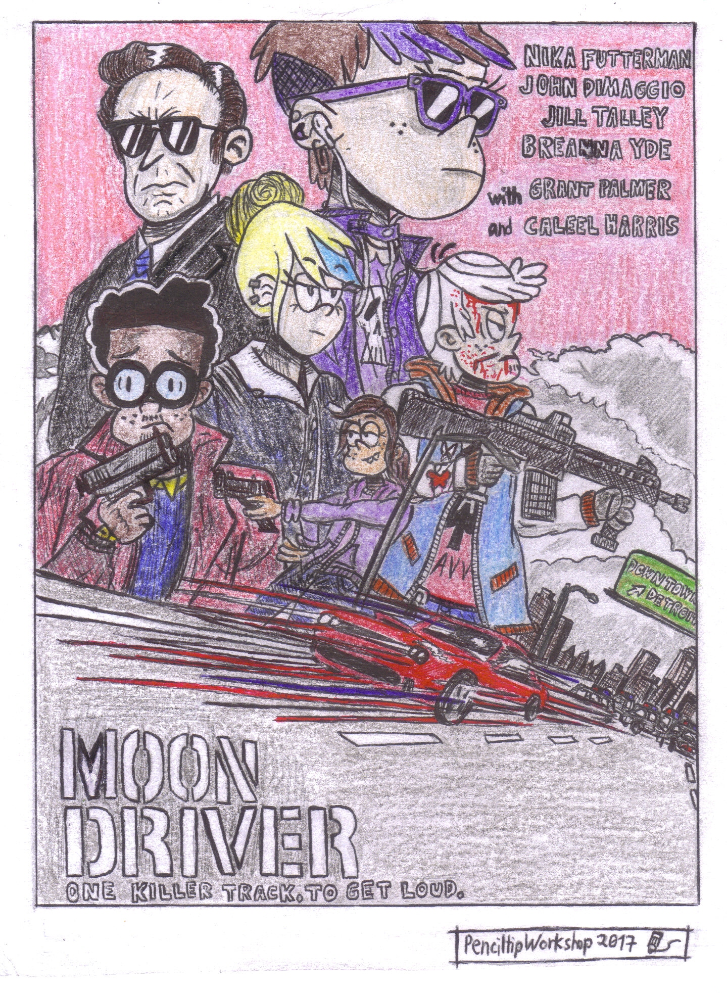 Moon Driver- The Loud House meets Baby Driver