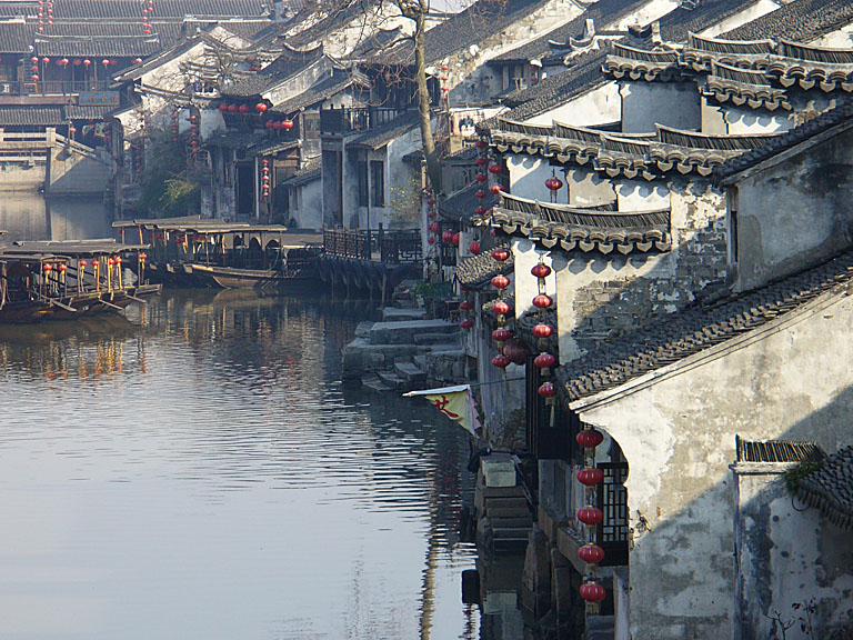 Red Lanterns on the River