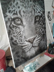 leopard (Work In Progress) by Simon Buckroyd