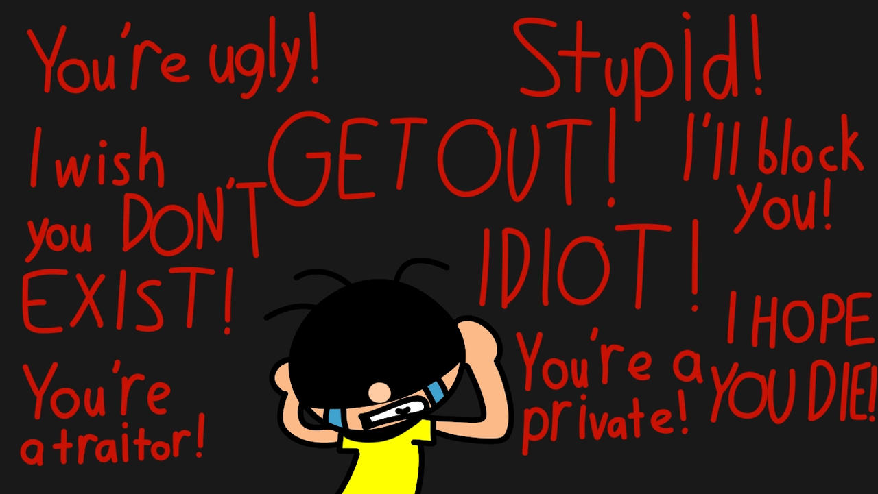 Bad Word Deviantart Hurtful words by NoahDoesArts on DeviantArt