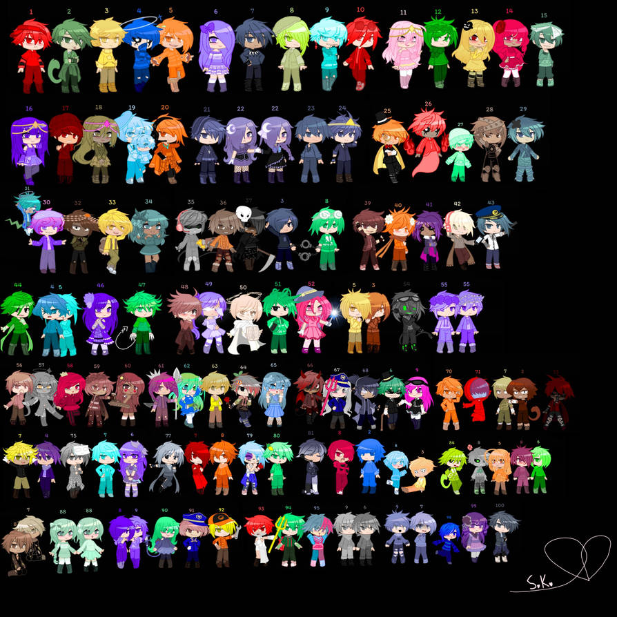 Number Lore Rabbit Humans ~Soup's Number Lore Humans in Gacha Club~ by kiss-AMOUR on DeviantArt